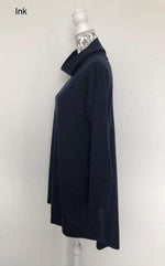 Load image into Gallery viewer, Merino Wool Pleat Back Long Top - OBR Merino
