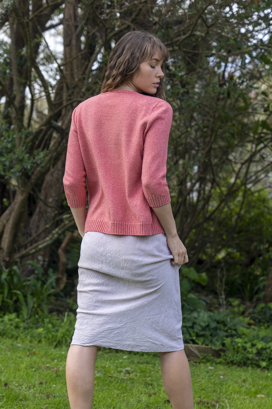 Cotton + Merino Flo Cardigan - Lothlorian Knitwear