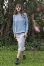 Load image into Gallery viewer, Cotton + Merino Penny Textured Jumper - Lothlorian Knitwear
